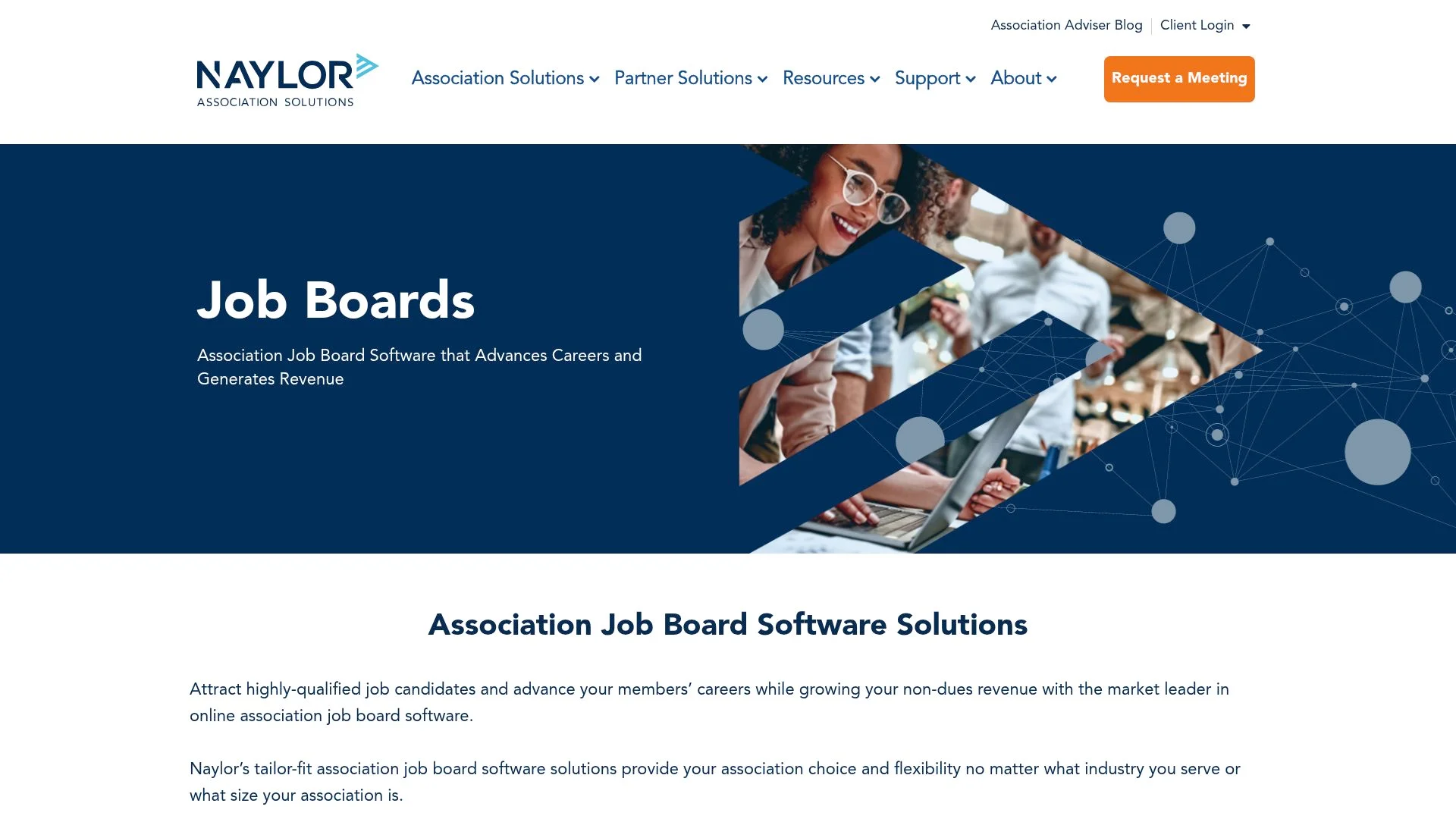 Naylor career center homepage